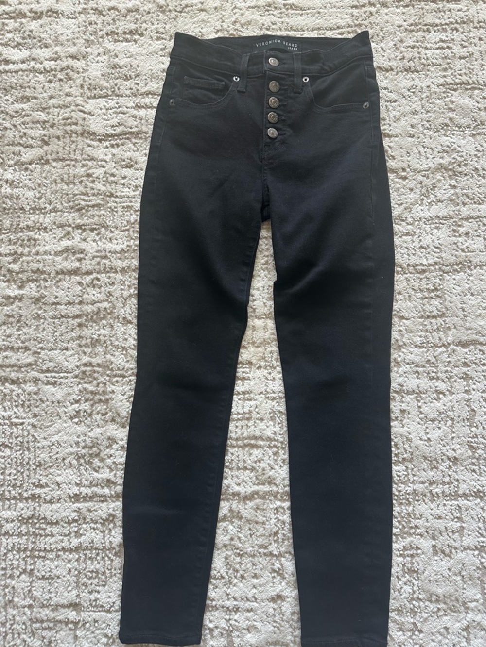 Veronica Beard Jeans ~ Butterfly ~ Classic Black ~ High Rise ~ Ankle ~ Skinny